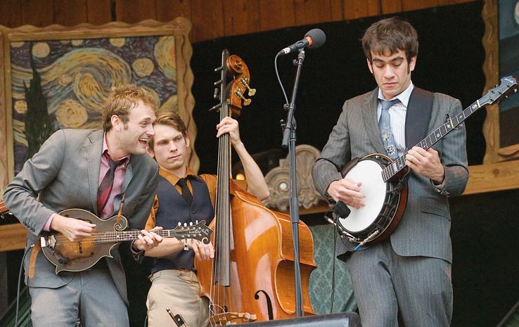 Audience at a Punch Brothers concert